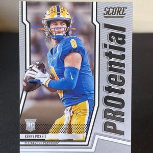 2022 Kenny Pickett Panini Score Protenial Rookie Card #P-KP Pittsburgh Steelers